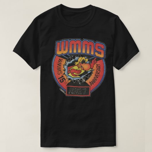 WMMS 15周年記念クラシックTシャツ Tシャツ (デザイン正面)
