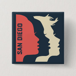 WMSDの概要の正方形ピン 缶バッジ