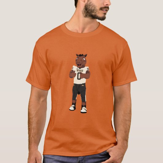 WMU BUSTER BRONCO WESTERN MICHIGAN Tシャツ (正面)