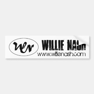 wnのロゴ、ウィリーNash、www.willienash.com バンパーステッカー