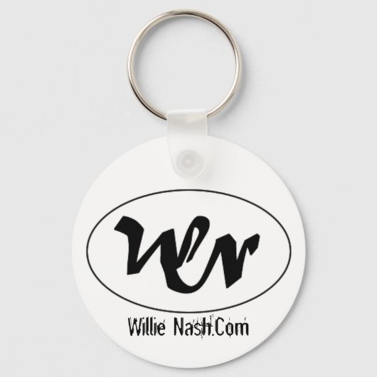 wnロゴ， Willie Nash.Com キーホルダー (正面)