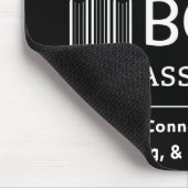 WNBAの黒いマウスパッド マウスパッド (コーナー)