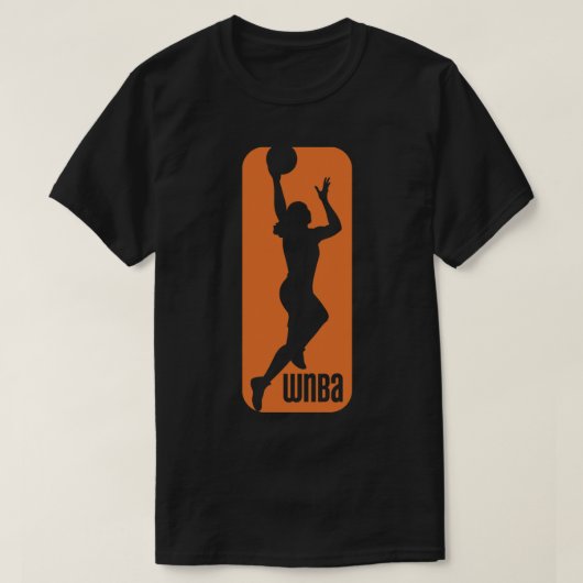 WnbaバスケットボールロゴクラシックTシャツクラシックTシャツT-Sh Tシャツ (デザイン正面)