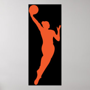 WNBAバスケットボール ポスター