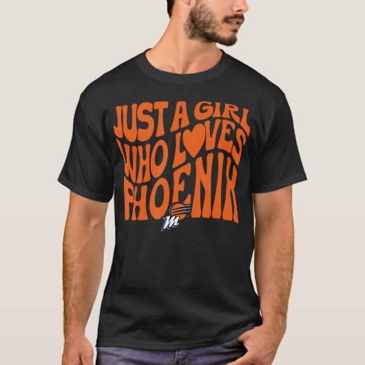 Wnba フェニックス・マーキュリー大好き女子 tシャツ (正面)
