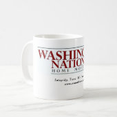 WNHMのロゴのマグ コーヒーマグカップ (正面左)