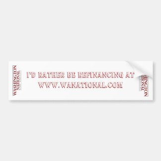 WNHM Bumberのステッカー バンパーステッカー