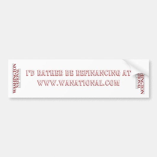 WNHM Bumberのステッカー バンパーステッカー (正面)