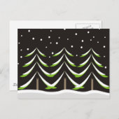 Wnterの針葉樹 ポストカード (正面/裏面)