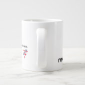 WNYのストーンウォール民主党が徴兵したマグカップ ジャンボコーヒーマグカップ (裏面)