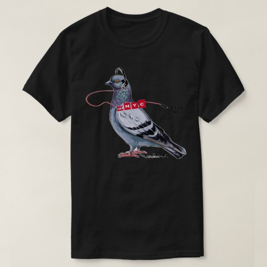 WNYC pigeon 24 Tシャツ (デザイン正面)