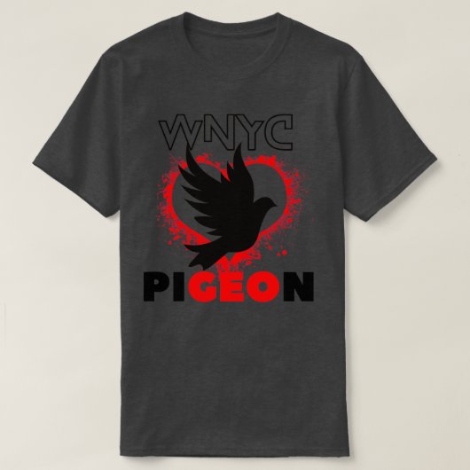 Wnyc Pigeon Edition 1 Tシャツ (デザイン正面)