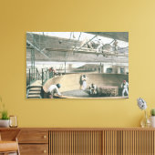 WOの戦車でテレグラフケーブルを巻き付ける キャンバスプリント (インサイチュ (リビング))