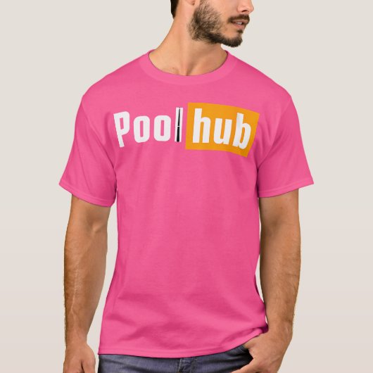 WoプールハブおもしろいビリヤードPool Team League Snook Tシャツ (正面)