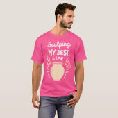 Wo陶芸教室クレイ陶芸家スタジオホイール Tシャツ (正面フル)