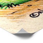 @wo0 irkafirkaプリント ポスター (角)