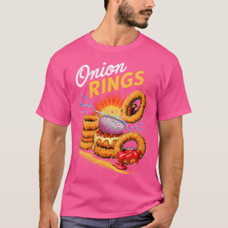 Wo 90S Onion Rings Snack Tシャツ