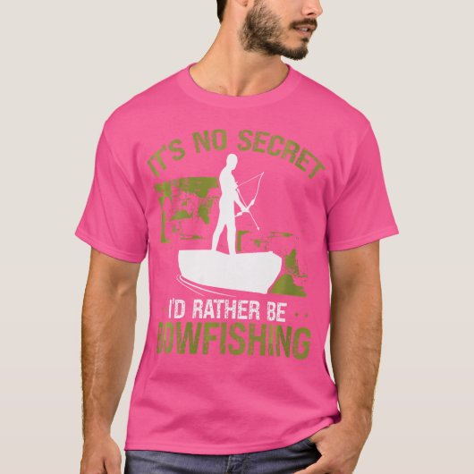 Wo Bowfishing矢印のヒントBow魚釣り設定Bowfish Tシャツ (正面)
