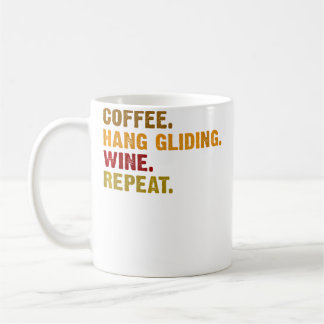 Wo Coffee Hang Gliding Wine Repeat コーヒーマグカップ