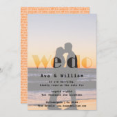 Wo Do – サンセット結婚ズ – 日付の予約 (正面/裏面)