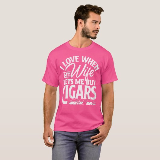 Wo Funny Cigar Lover For Husbands And Men Cigar Fa Tシャツ (正面フル)