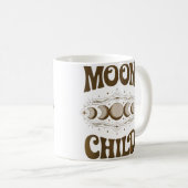 Wo Moon Child Moon Astronomy Stars コーヒーマグカップ (正面右)