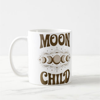 Wo Moon Child Moon Astronomy Stars コーヒーマグカップ