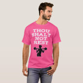 Wo Motivation感動的トレーニングWo Barbell Gy Tシャツ (正面フル)