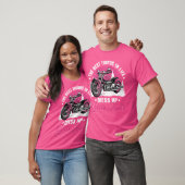 Wo Motorcycle Women Motorbike Funny Bike Lover Tシャツ (ユニセックス)