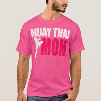 Wo Muay Thai Mom Women Boxing Kickboxing Mma Muay  Tシャツ