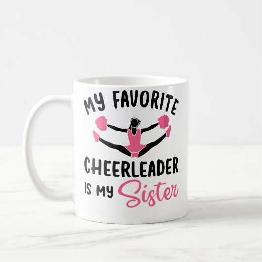 Wo My Favorite Cheerleader Is My Sister Cheerleadi コーヒーマグカップ (左)