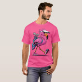 Wo Ping Flamingo Golf Sunglasses Woman Ladies Men Tシャツ (正面フル)