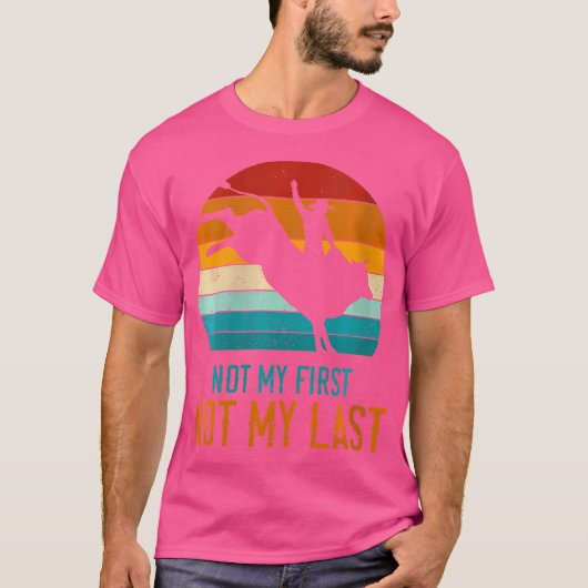 Wo Rodeo Not おもしろい My First Bull Rider Bull Riding Tシャツ (正面)