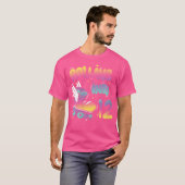 Wo Rolling Into 12 Backprint Roller Skating Birthd Tシャツ (正面フル)