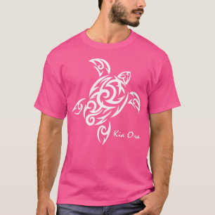 Wo Symbol Turtle New Zealand Kia Ora Culture Haka Tシャツ