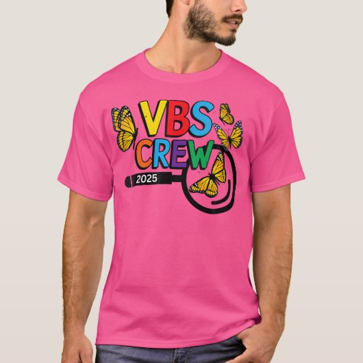 Wo Vbs 2025 Magnified Vacation Bible School Butter Tシャツ (正面)
