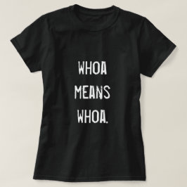 「WoaとはWoa」馬術グラフィックティー Tシャツ