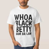 WOAブラックベティTシャツ Tシャツ (正面)