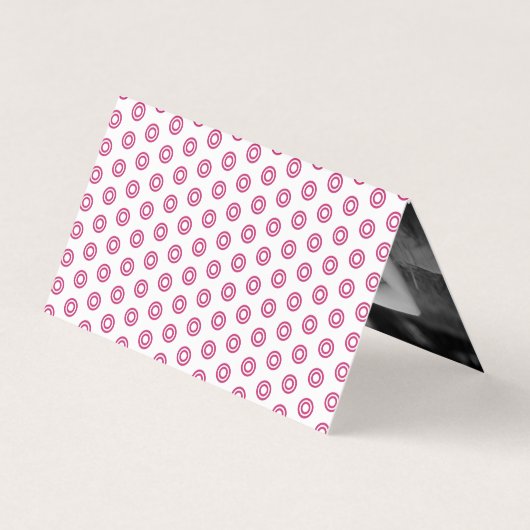 Woah日付のフォトカードを保存 名刺 (裏面)