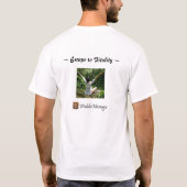 WobbeMassageの女性のオーガニックなTシャツ Tシャツ (裏面)