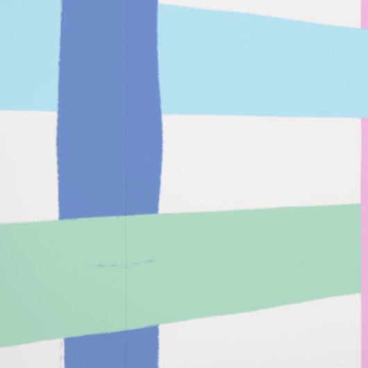 Wobbly Bright Rainbow Plaid - Maximalist Girly 壁紙 (縫い目)