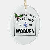 Woburn MA セラミックオーナメント (右)