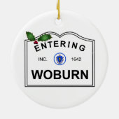 Woburn MA セラミックオーナメント (裏面)