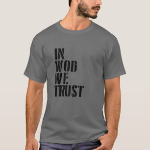 WODでは、我々は日横断列車船体のトレーニングを信頼する Tシャツ