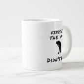 WODを完了-クロスフィット刺激を受けたノベルティマグを ジャンボコーヒーマグカップ (正面右)