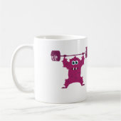 WODモンスター(かわいいバーベルの強奪モンスター) コーヒーマグカップ (左)