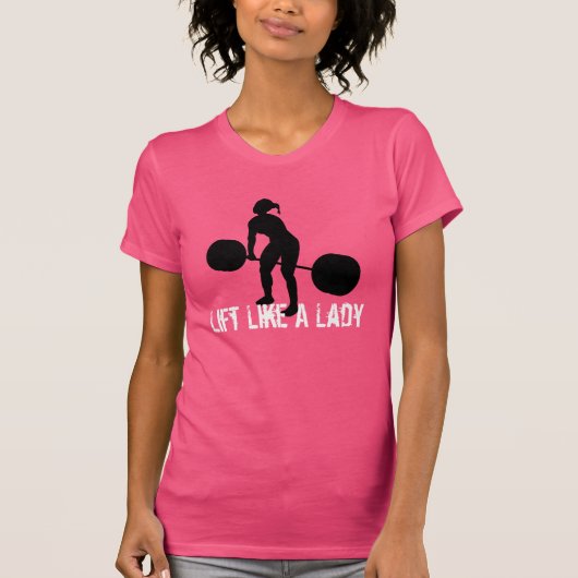 WOD -女性のように持ち上げて下さい Tシャツ (正面)