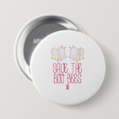 Woens 救 The Boo Bees Breast Cancer Aware 缶バッジ (正面&裏面)
