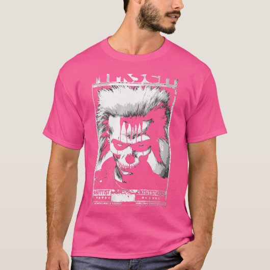 Woens 80'S Punk TradゴシックフォトファンジンFlyer Ar Tシャツ (正面)