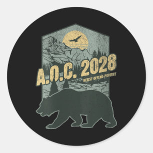Woens Aoc 2028レジストベアアレクサンドル大統領のために ラウンドシール